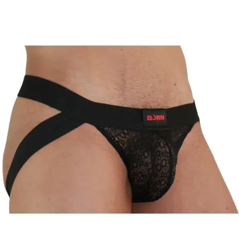 BURN - 005 JOCK LINGERIE SCHWARZ S