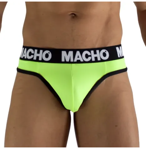 MACHO - MTG001 PERIZOMA GIALLO FLUORESCENTE TAGLIA S