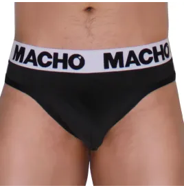 MACHO - MTG002 PERIZOMA NERO-NERO S