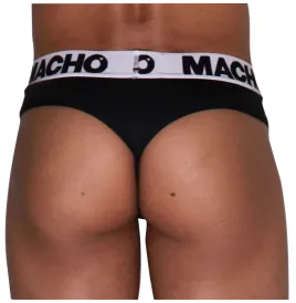 MACHO - MTG002 PERIZOMA NERO-NERO S