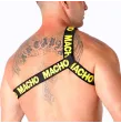 MACHO - ROMAN HARNESS YELLOW S-M MACHO - ROMAN HARNESS YELLOW S-M