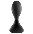 SATISFYER - TRENDSETTER VIBRATING PLUG APP BLACK SATISFYER - TRENDSETTER VIBRATING PLUG APP BLACK