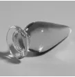 NEBULA SERIES BY IBIZA - MODELLO 4 PLUG ANALE VETRO BOROSILICATO TRASPARENTE 11 CM -O- 5 CM