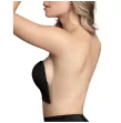 BYE-BRA - BRA WITHOUT HANDLES SHAPE U BLACK CUP A BYE-BRA - BRA WITHOUT HANDLES SHAPE U BLACK CUP A