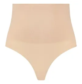 BYE-BRA - FAONNEUR SANS POINTS STYLE STRING BEIGE TAILLE S