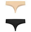 BYE-BRA - PACK 2 TANGAS INVISIBLES BEIGE Y NEGRO TALLA S BYE-BRA - PACK 2 TANGAS INVISIBLES BEIGE Y NEGRO TALLA S