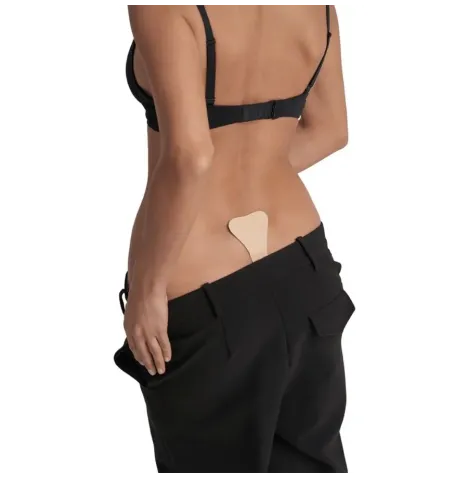 BYE-BRA - TANGA ADHESIVO BEIGE TALLA ÚNICA