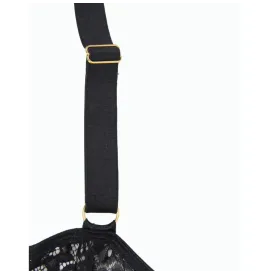 SUBBLIME - CORSET Y CINTURON NEGRO S-M