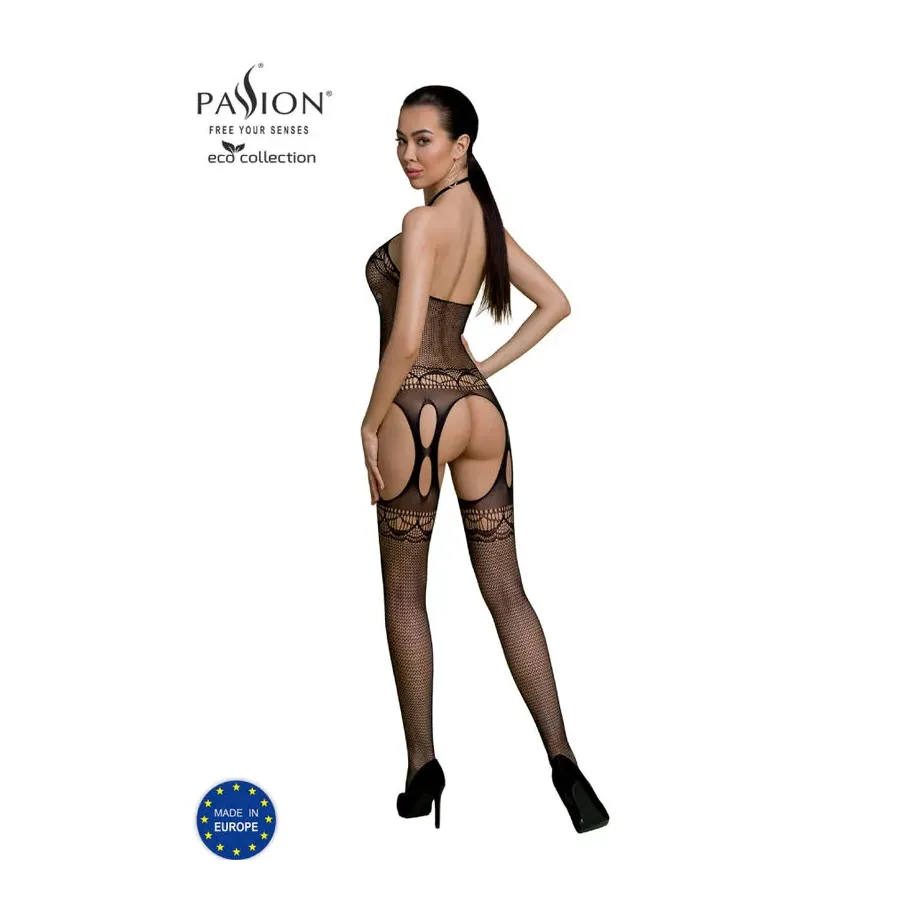 PASSION - COLLEZIONE ECO BODYSTOCKING ECO BS006 NERO PASSION - COLLEZIONE ECO BODYSTOCKING ECO BS006 NERO