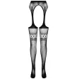 PASSION - S026 SCHWARZE STRUMPFSTRUMPFHOSE, EINE GRÖSSE