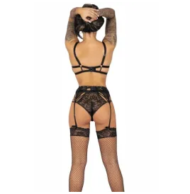LIVCO CORSETTI FASHION - POJZON LC 90670 BH STRUMPFGÜRTEL STRÜMPFE HÖSCHE SCHWARZ L-XL