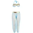 SUBBLIME - SET DI LINGERIE BLU STILE INDIA S-M SUBBLIME - SET DI LINGERIE BLU STILE INDIA S-M