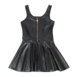 SUBBLIME - 957667 ABITO IN PELLE CON ZIP CUORE NERO S-M SUBBLIME - 957667 ABITO IN PELLE CON ZIP CUORE NERO S-M