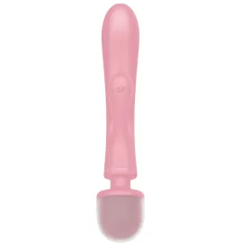 SATISFYER - MASSAGGIATORE VIBRATORE CONIGLIO TRIPLE LOVER ROSA