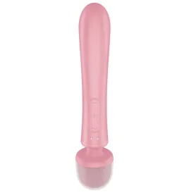 SATISFYER - MASSAGGIATORE VIBRATORE CONIGLIO TRIPLE LOVER ROSA