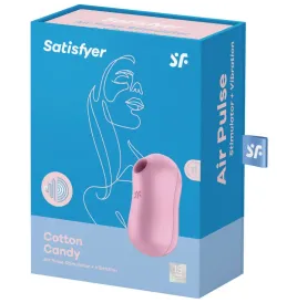SATISFYER - COTTON CANDY AIR PULSE STIMULATOR and VIBRATOR LILA