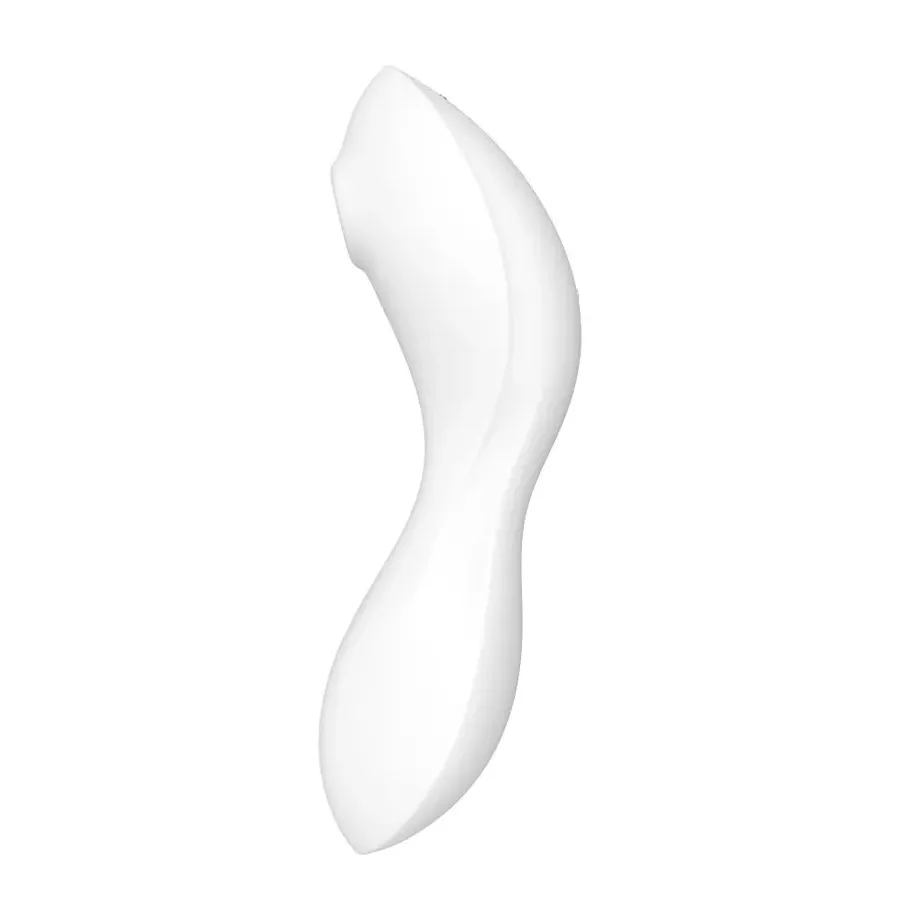 SATISFYER - CURVY TRINITY 5 AIR PULSE STIMULATOR and VIBRATOR APP WHITE SATISFYER - CURVY TRINITY 5 AIR PULSE STIMULATOR and VIBRATOR APP WHITE