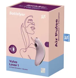 SATISFYER - VULVA LOVER 1 LUFTPULSSTIMULATOR and VIBRATOR VIOLETT