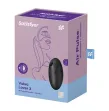 SATISFYER - STIMULATEUR ET VIBRATEUR VULVA LOVER 3 NOIR