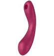 SATISFYER - CURVE TRINITY 1 AIR PULSE VIBRATION RED SATISFYER - CURVE TRINITY 1 AIR PULSE VIBRATION RED