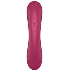 SATISFYER - CURVE TRINITY 1 AIR PULSE VIBRATION RED