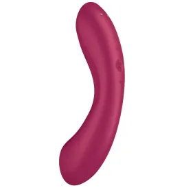 SATISFYER - CURVE TRINITY 1 AIR PULSE VIBRATION ROJO
