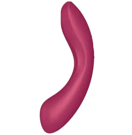 SATISFYER - CURVE TRINITY 1 AIR PULSE VIBRATION RED