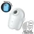 SATISFYER - GLOWING GHOST AIR PULSE and VIBRATEUR BLANC SATISFYER - GLOWING GHOST AIR PULSE and VIBRATEUR BLANC