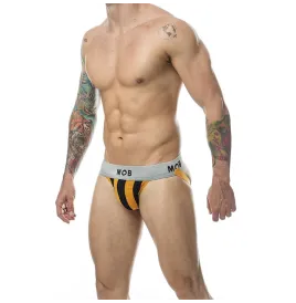 MOB - JOCK CLASSIQUE À RAYURES ORANGE TAILLE L