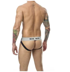 MOB - CLASSIC STRIPE WEISSER JOCK GRÖSSE L