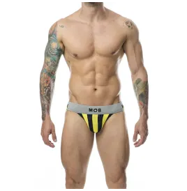 MOB - JOCK CLASSIQUE À RAYURES JAUNE TAILLE L