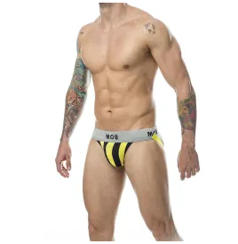 MOB - JOCK CLASSIQUE À RAYURES JAUNE TAILLE L