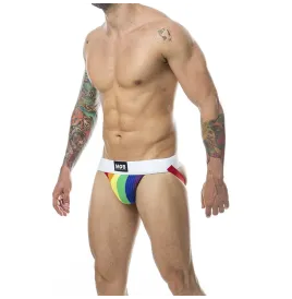 MOB - CLASSIC JOCK STRIPE RAINBOW GRÖSSE L