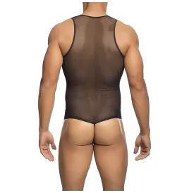 MOB - BODY TRANSPARENT NOIR TAILLE L-XL