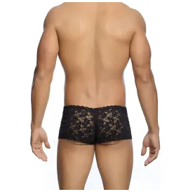 MOB - BOXER IN PIZZO NERO TAGLIA L-XL