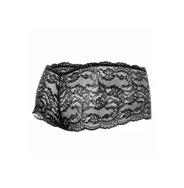 MOB - SCHWARZE SPITZENBOXER GRÖSSE L-XL
