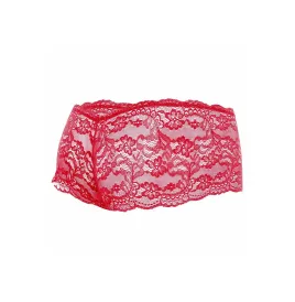 MOB - ROTE SPITZENBOXER GRÖSSE L-XL