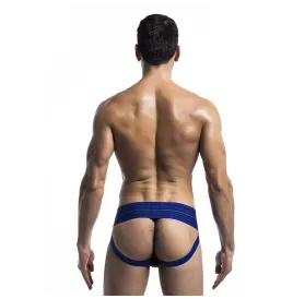 MOB - KLASSISCHER BLAUER TANGA GRÖSSE L