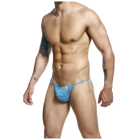 MOB - AQUA SPITZEN-TANGA GRÖSSE L-XL