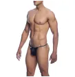 MOB - STRING EN V EN MICROFIBRE NOIR TAILLE L-XL