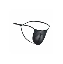 MOB - STRING TRANSPARENT EN FORME DE T NOIR TAILLE L-XL