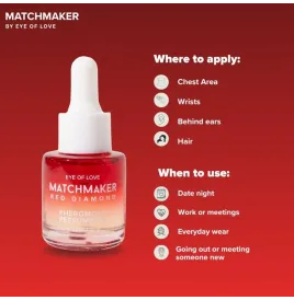 EYE OF LOVE - MATCHMAKER RED DIAMOND PHEROMONE PERFUME OIL 20 ML