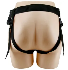 PRETTY LOVE - STARKS HARNESS BRIEFS MULTI-SPEED VIBRATION DILDO 17,5 CM LIGHT BROWN