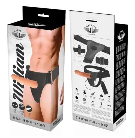 HARNESS ATTRACTION - WILLIAN HOLLOW RNES AVEC VIBRATEUR 17 CM -O- 4.5 CM