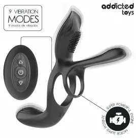 ADDICTED TOYS - DOUBLE PENIS RING WITH CLITORAL STIMULATOR