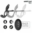 ADDICTED TOYS - DOUBLE PENIS RING WITH CLITORAL STIMULATOR ADDICTED TOYS - DOUBLE PENIS RING WITH CLITORAL STIMULATOR