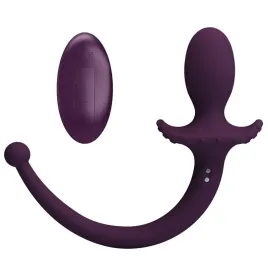 PRETTY LOVE - LIOEA VIBRANTE ANALE CON CODA, 12 FUNZIONI, TELECOMANDO VIOLA
