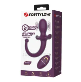 PRETTY LOVE - LIOEA VIBRANTE ANALE CON CODA, 12 FUNZIONI, TELECOMANDO VIOLA