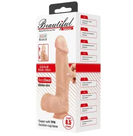 BAILE - BEAUTIFUL ENCOUNTER BAHAMUT FLEXIBLE REALISTIC DILDO 21.8 CM NATURAL