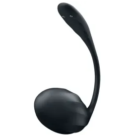 SATISFYER - RIBBED PETAL ESTIMULADOR PUNTO G CONTROL REMOTO NEGRO APP GRATUITA